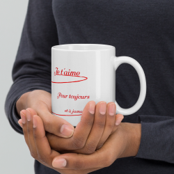 Mug romantique dernier amour tasse à offrir je t’aime