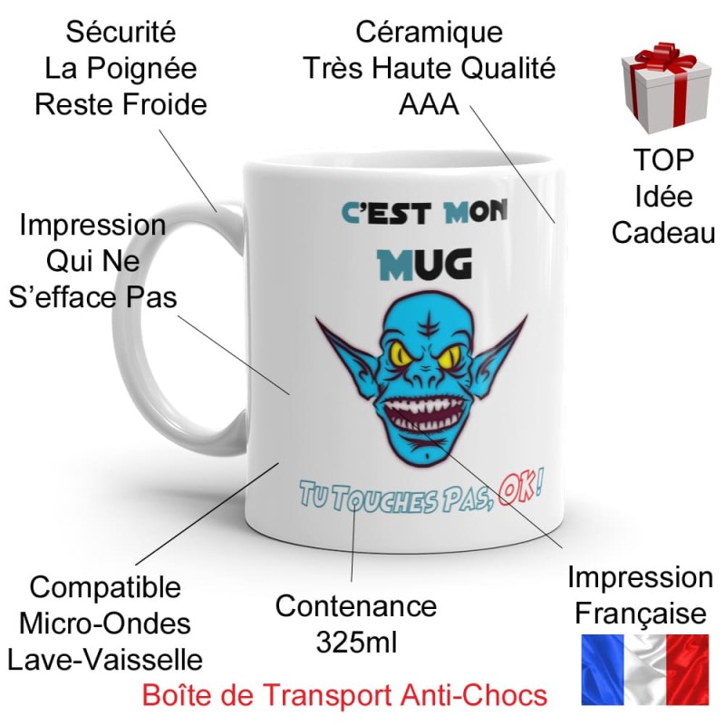 Mug humour original tasse drôle cadeau pour collègue