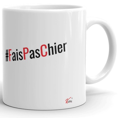 Mug humour prénom personnalisé doigt d’honneur