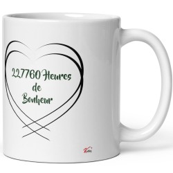 Mug personnalisé 26 ans mariage noces de jade