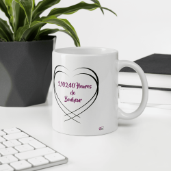 Mug noces de satin 24 ans mariage personnalisé