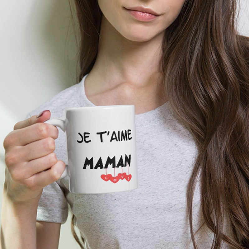 Mug Je t’aime maman tasse cadeau originale