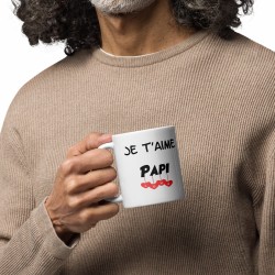 Tasse Je t’aime Papi mug cadeau grand-père