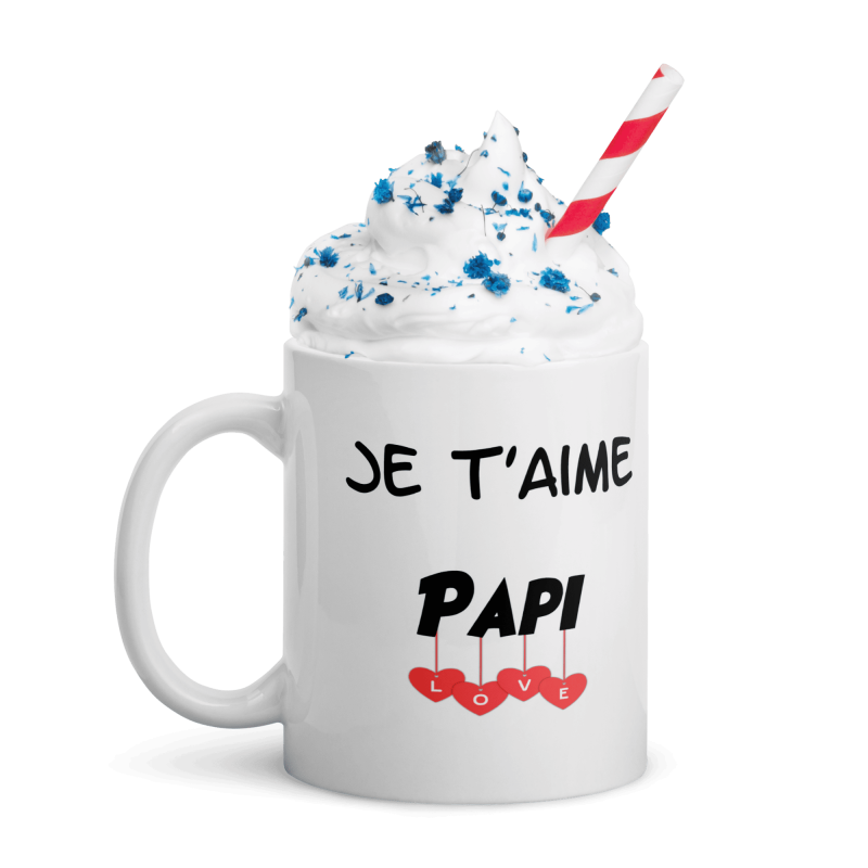Tasse Je t’aime Papi mug cadeau grand-père
