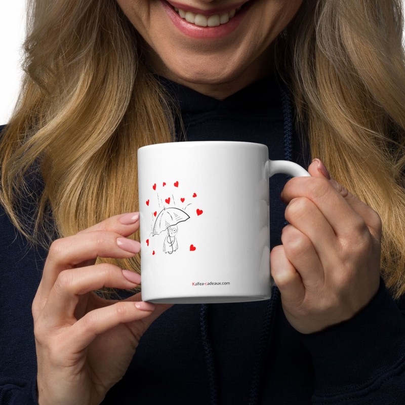 Mug Je t’aime ma fille tasse cadeau belle-fille