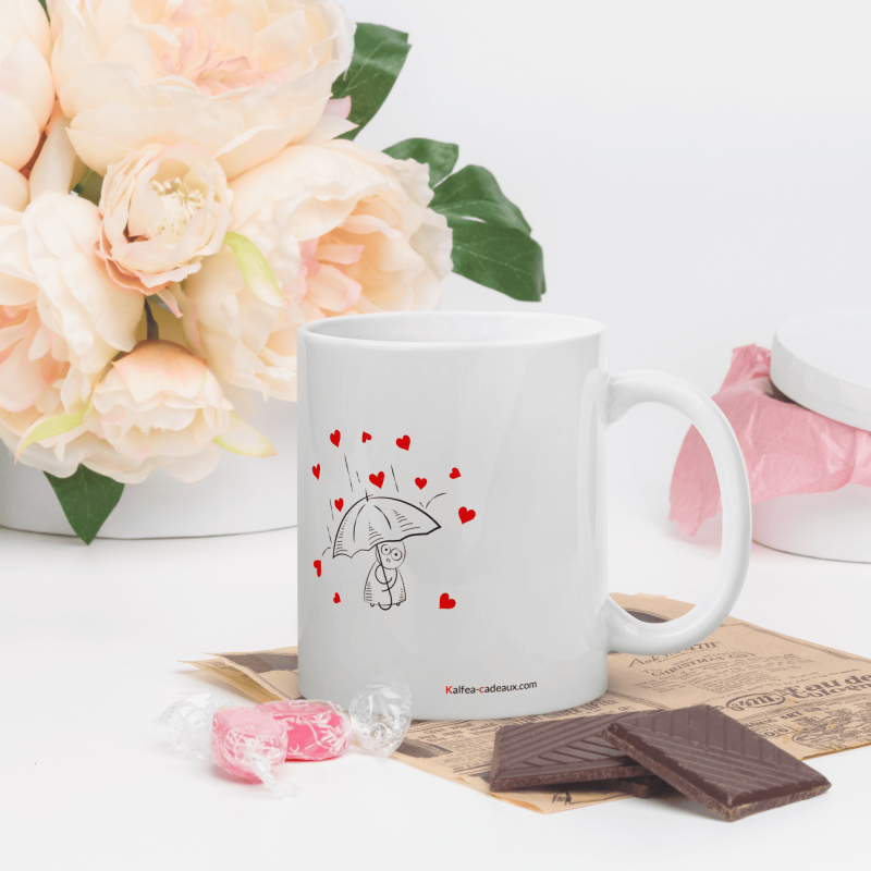 Mug Je t’aime ma fille tasse cadeau belle-fille