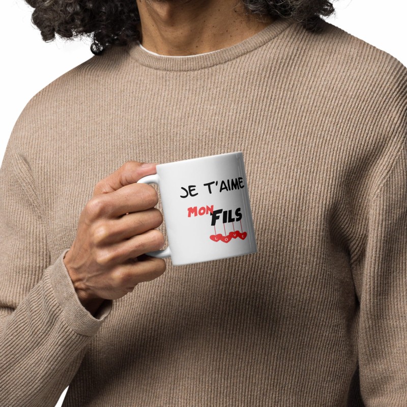 Tasse Je t’aime mon fils mug cadeau beau-fils