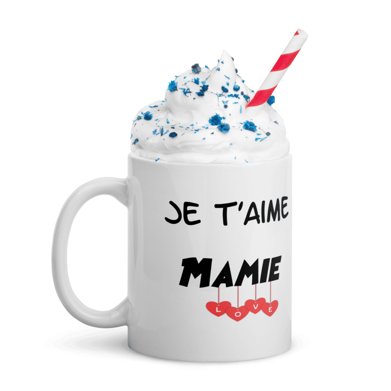 Duo mugs Je t’aime mamie et papi tasse cadeau