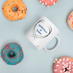Mug 16 ans mariage noces de saphir personnalisé