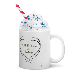 Mug 14 ans mariage noces de plomb personnalisé