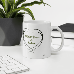 Mug 14 ans mariage noces de plomb personnalisé