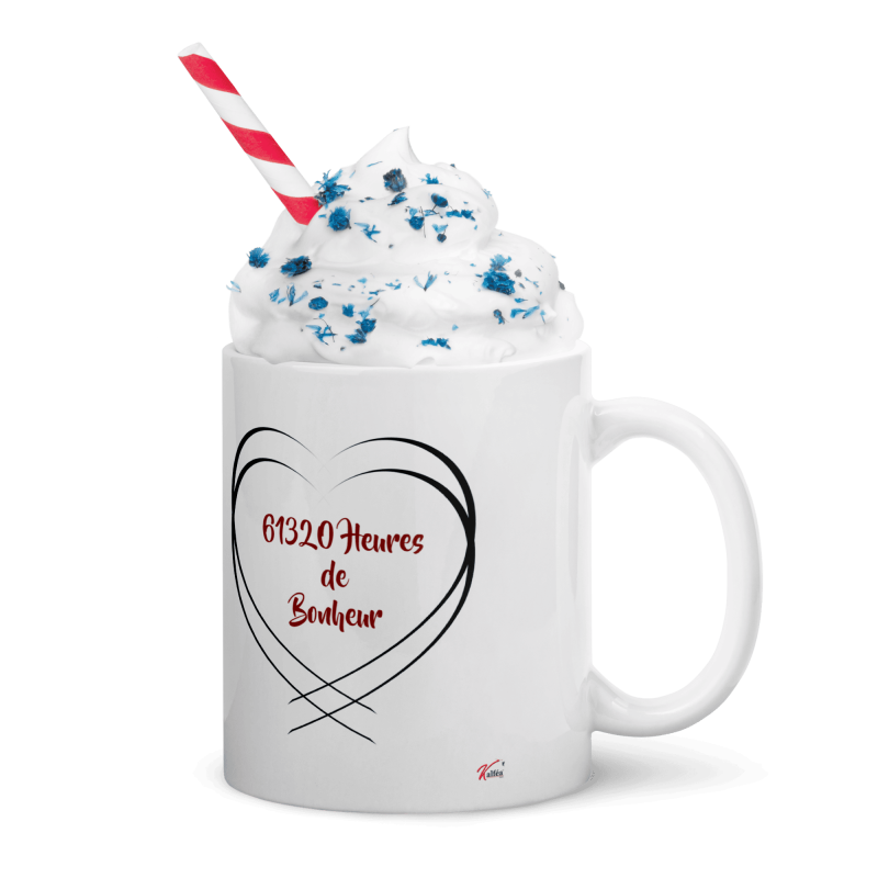 Mug noces de laine 7 ans mariage personnalisé