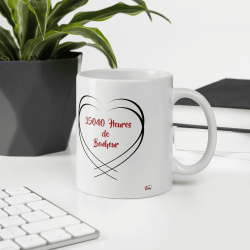 Tasse 4 ans mariage noces de cire personnalisée
