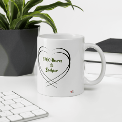 Mug noces de coton 1 an mariage personnalisé cadeau