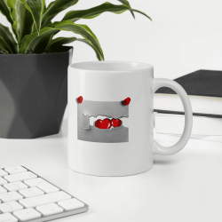 Mug je t’aime personnalisé symbole infini tasse amour
