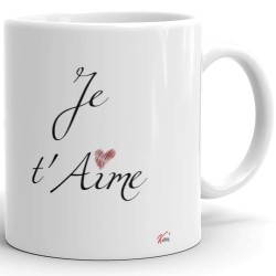 Mug personnalisé tout va dans tes bras je t’aime amour