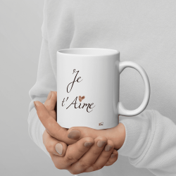 Mug personnalisé tout va dans tes bras je t’aime amour