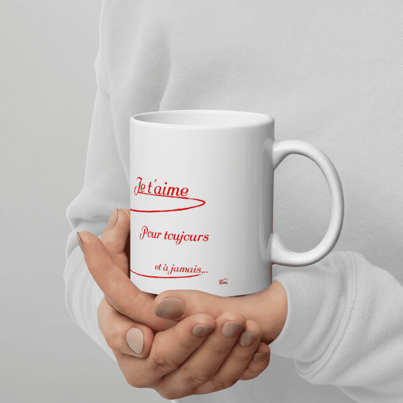 Mug personnalisé dernier tout je t’aime amour cadeau