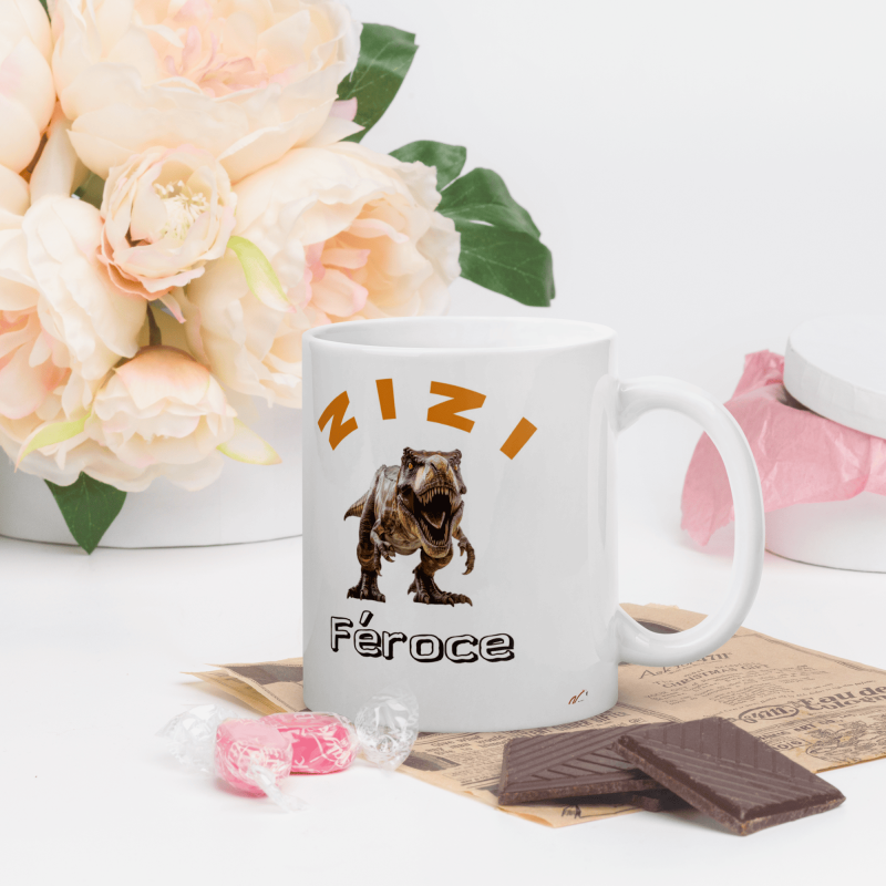 Mug humoristique calvitie précoce zizi féroce drôle
