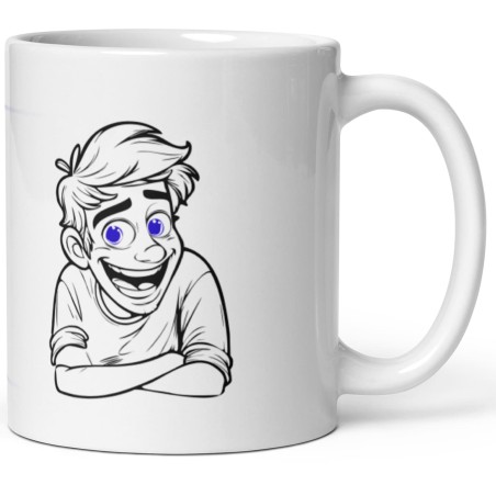 Mug personnalisé romantique drôle mots croisés connard cadeau