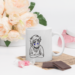 Mug personnalisé romantique drôle mots croisés connard cadeau