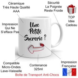 Mug personnalisé drôle et coquin une petite sucrerie cadeau humour