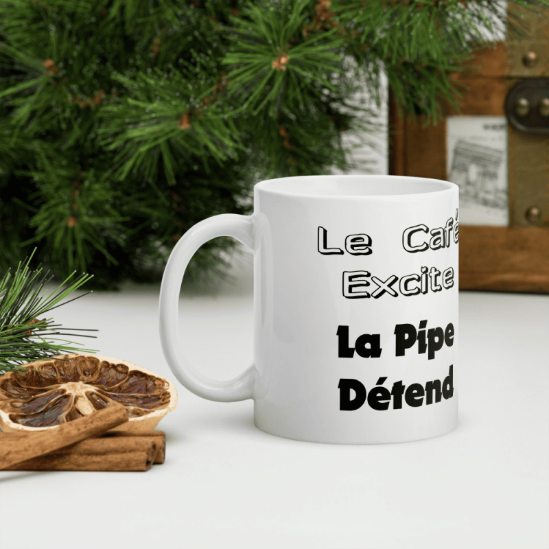 Tasse personnalisée drôle coquin café excite pipe détend cadeau