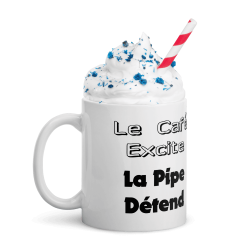 Tasse personnalisée drôle coquin café excite pipe détend cadeau