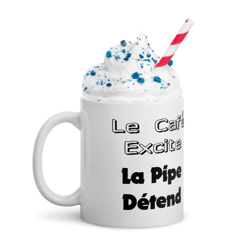 Tasse personnalisée drôle coquin café excite pipe détend cadeau
