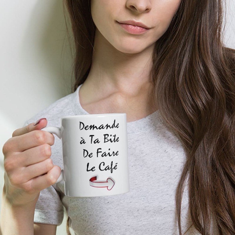 Mug coquin humoristique café cadeau drôle osé