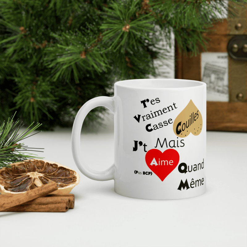 Mug personnalisé humoristique sexy casse couilles cadeau couple