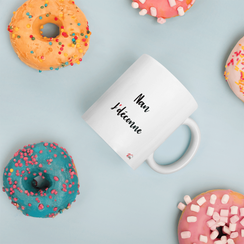 Mug coquin drôle je t’aime à mourir nan j’deconne