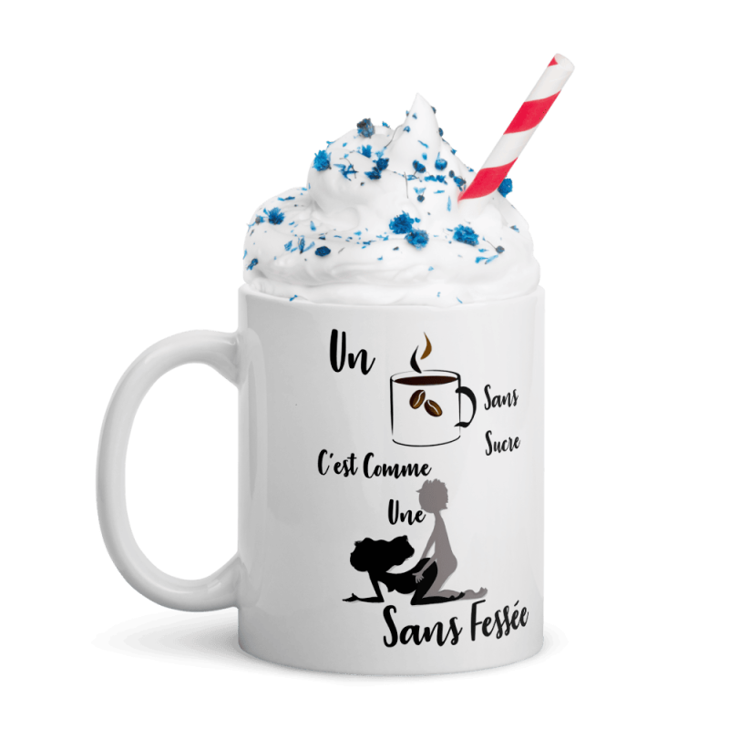 Tasse coquine personnalisée café levrette humour cadeau