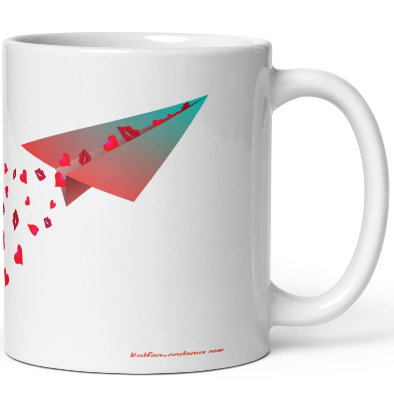 Mug personnalisé connasse fleurs rigolo
