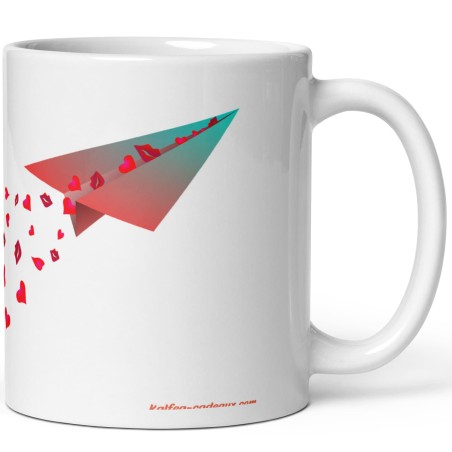 Mug personnalisé connasse fleurs rigolo