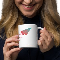 Mug personnalisé connasse fleurs rigolo