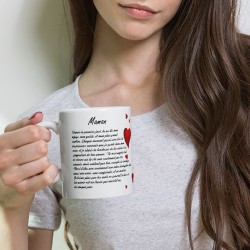 Duo mugs Papa Maman amour idée cadeau parents