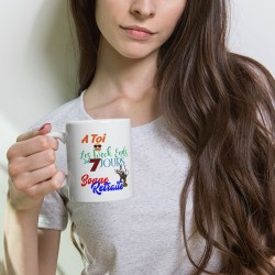 Mug personnalisé retraite humour week-ends de 7 jours cadeau