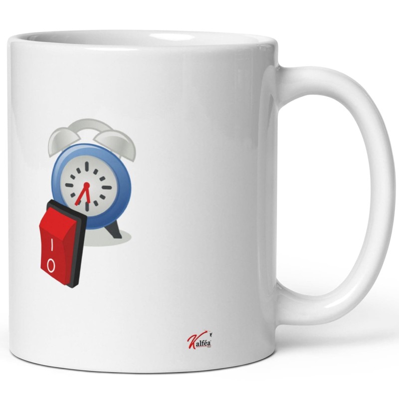 Mug personnalisé retraite humour week-ends de 7 jours cadeau