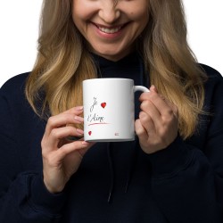 Tasse personnalisable prénom  Ma Fille Je t’aime cadeau original