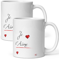 Duo mugs personnalisés Mamie Papy idée cadeau pas chère