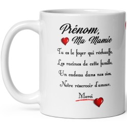 Duo mugs personnalisés Mamie Papy idée cadeau pas chère