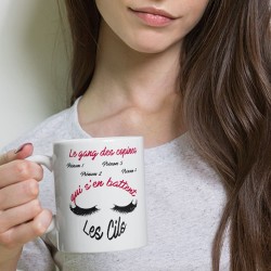 Tasse personnalisable copine mug drôle et complice