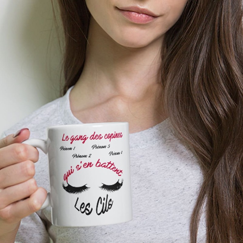Tasse personnalisable copine mug drôle et complice
