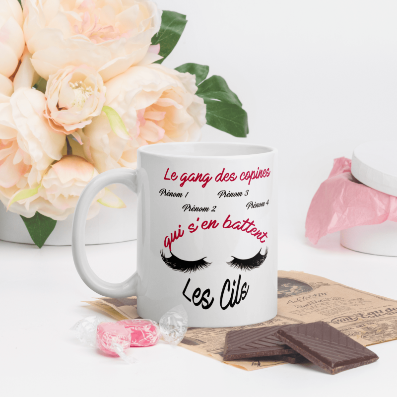 Tasse personnalisable copine mug drôle et complice