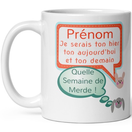 Mug personnalisable hier demain