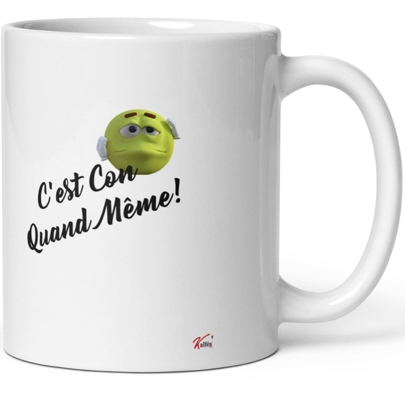 Mug personnalisable drôle message effacé et absurde