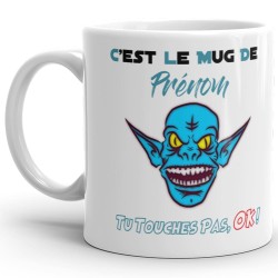 Mug personnalisable touche pas