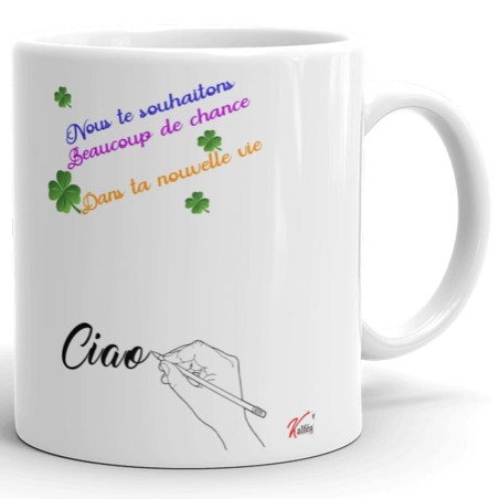Tasse collègue départ personnalisée mug humour
