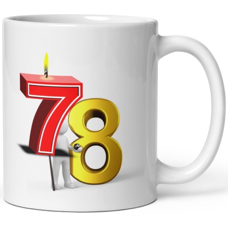 Mug 78 ans drôle idée cadeau pas chère tasse anniversaire
